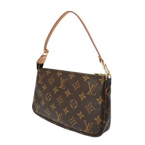 Louis Vuitton Accessoires Pochette Accessory Canvas Brown Monogram